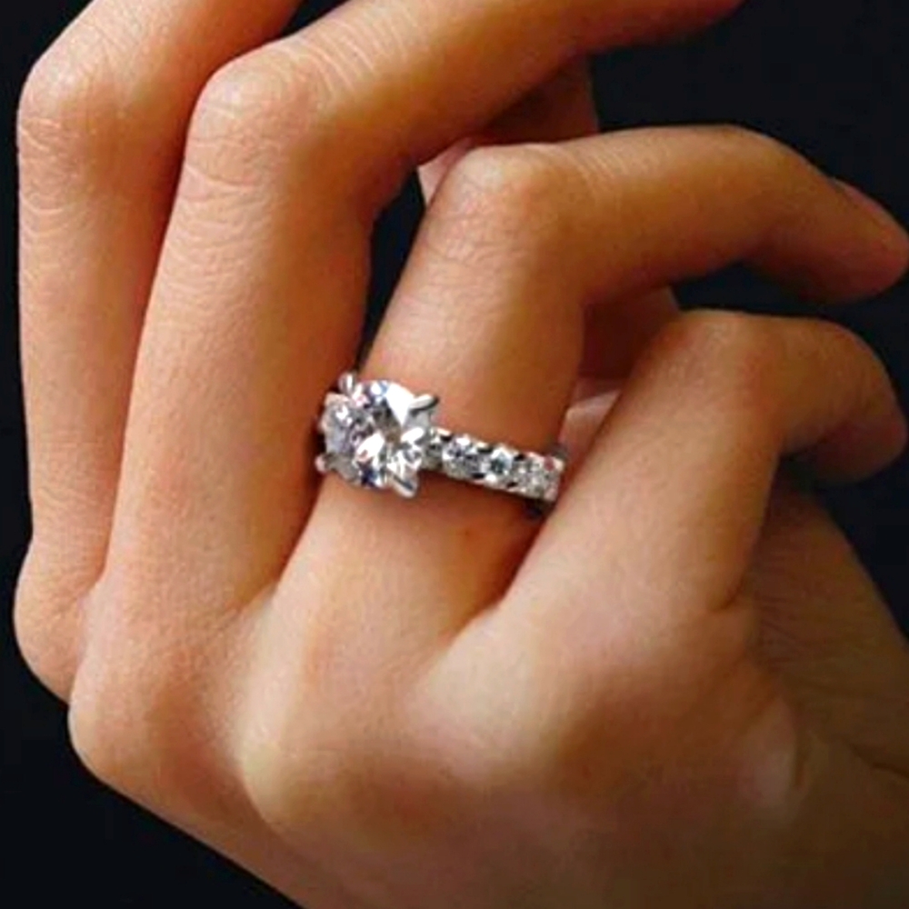 Cubic Zirconia S925 Wedding Ring